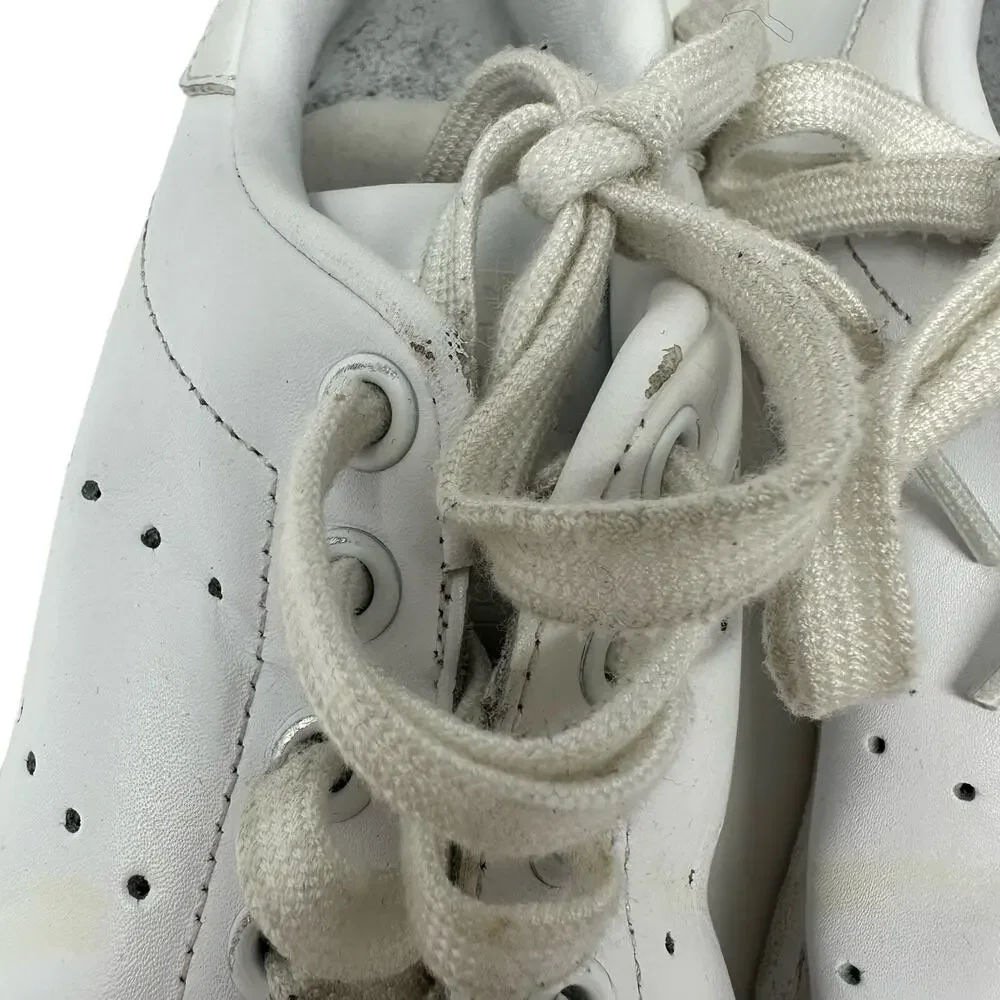 Adidas x Stan Smith Size 5.5 Sneakers White Lace‎ Up Classic Leather Casual Flat